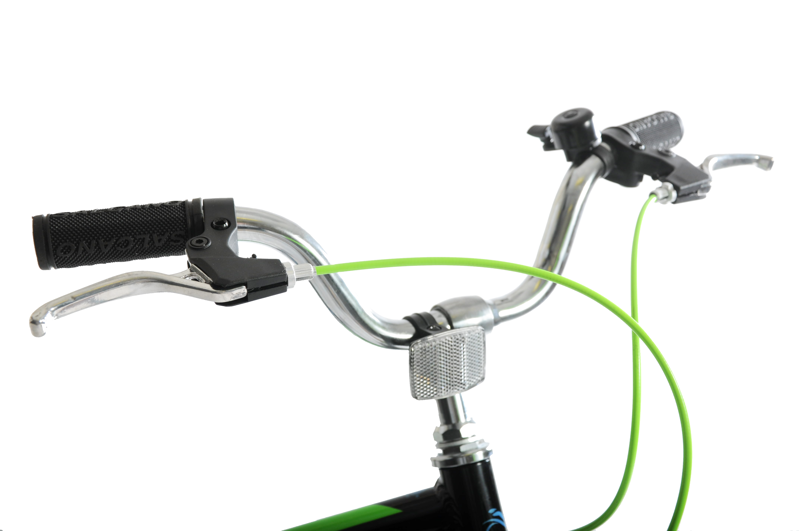 Salcano Wolf 20 Inch Wheel Kids Bike Black and Green-4